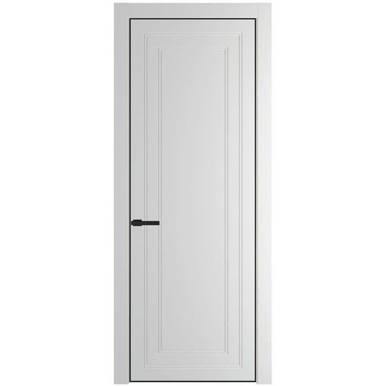 Profil Doors 26PA крем вайт профиль чёрный матовый