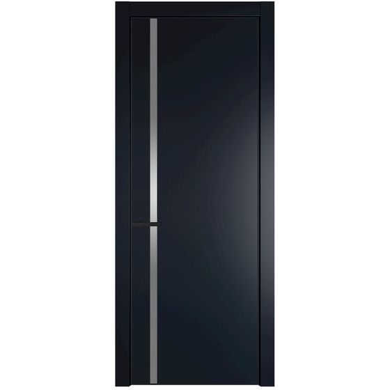 Profil Doors 21PA нэви блу профиль чёрный матовый стекло серебро матлак