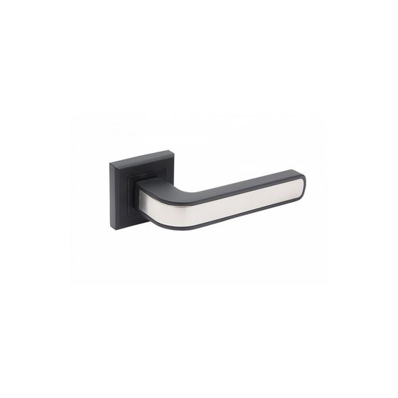 Фото дверной ручки PIEZA Q360 BLACK - MAT.NICKEL