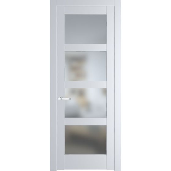 Межкомнатная дверь эмаль Profil Doors 3.4.2PD вайт остеклённая