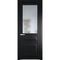Межкомнатная дверь эмаль Profil Doors 1.5.3PD блэк остеклённая