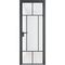 Алюминиевая дверь Profil Doors 10AG серая ночь остеклённая