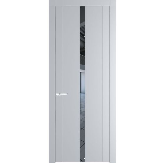 Межкомнатная дверь эмаль Profil Doors 1.8P лайт грей зеркало