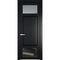 Межкомнатная дверь эмаль Profil Doors 2.3.4PD блэк остеклённая