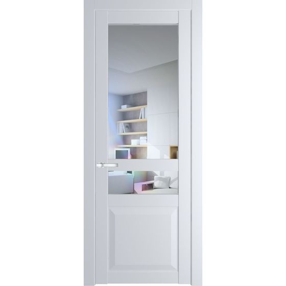 Межкомнатная дверь эмаль Profil Doors 1.5.4PD вайт остеклённая