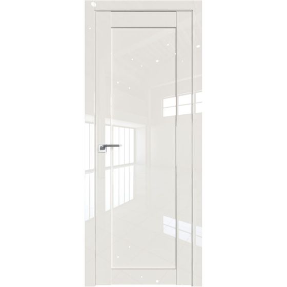 Межкомнатная дверь глянцевая Profil Doors 2.18L магнолия люкс глухая