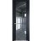 Межкомнатная дверь эмаль Profil Doors 1.7P нэви блу зеркало