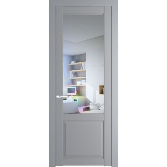 Межкомнатная дверь эмаль Profil Doors 2.2.2PD смоки остеклённая