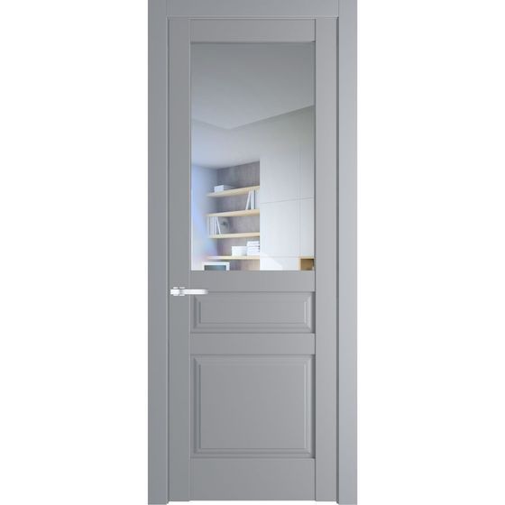 Межкомнатная дверь эмаль Profil Doors 4.5.3PD смоки остеклённая
