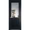 Межкомнатная дверь эмаль Profil Doors 2.2.2PM нэви блу остеклённая