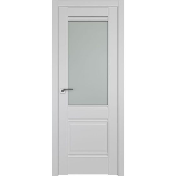 Фото межкомнатной двери экошпон Profil Doors 2U манхэттен стекло матовое