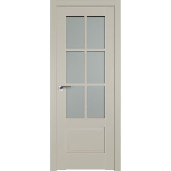 Фото межкомнатной двери unilack Profil Doors 103U шеллгрей стекло матовое