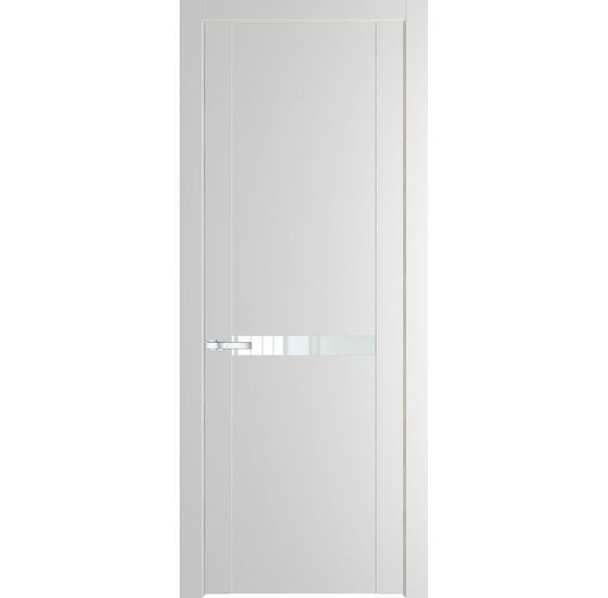 Межкомнатная дверь эмаль Profil Doors 1.4P крем вайт стекло белый лак