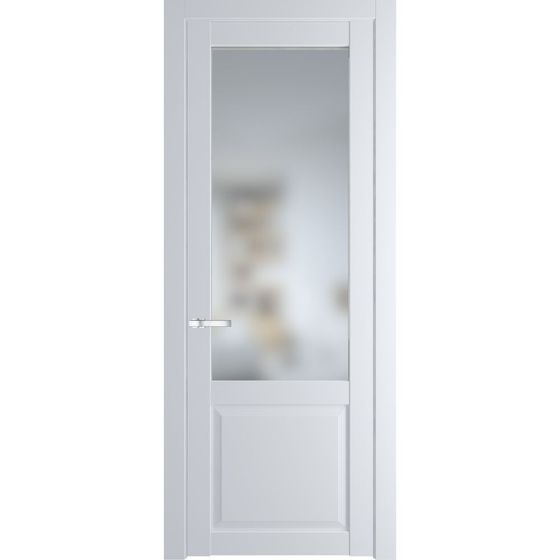 Межкомнатная дверь эмаль Profil Doors 2.2.2PD вайт остеклённая