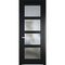 Межкомнатная дверь эмаль Profil Doors 4.4.2PD блэк остеклённая