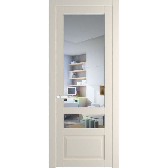 Межкомнатная дверь эмаль Profil Doors 2.5.4PD кремовая магнолия остеклённая