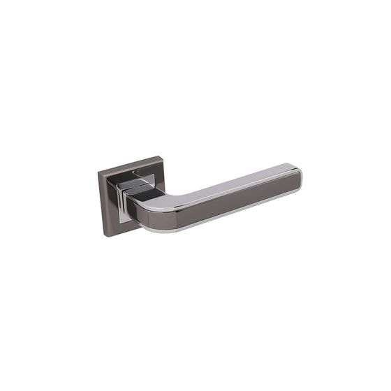 Фото дверной ручки PIEZA Q360 BLACK NICKEL - CHROME