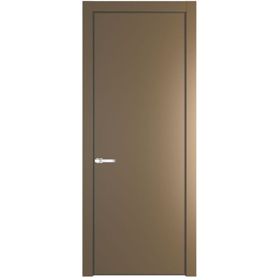 Межкомнатная дверь эмаль Profil Doors 1PA перламутр золото глухая профиль серая ночь