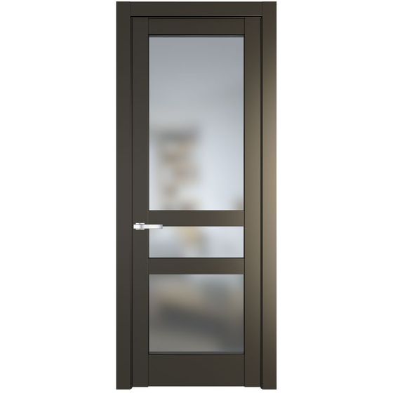 Межкомнатная дверь эмаль Profil Doors 4.5.2PD перламутр бронза стекло матовое