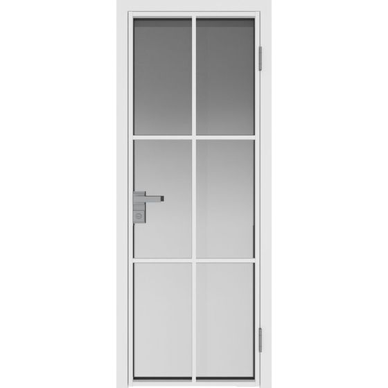 Межкомнатная дверь алюминиевая Profil Doors 3AG вайт остеклённая