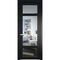 Межкомнатная дверь эмаль Profil Doors 2.3.2PD блэк остеклённая