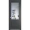 Межкомнатная дверь эмаль Profil Doors 4.2.2PD графит остеклённая