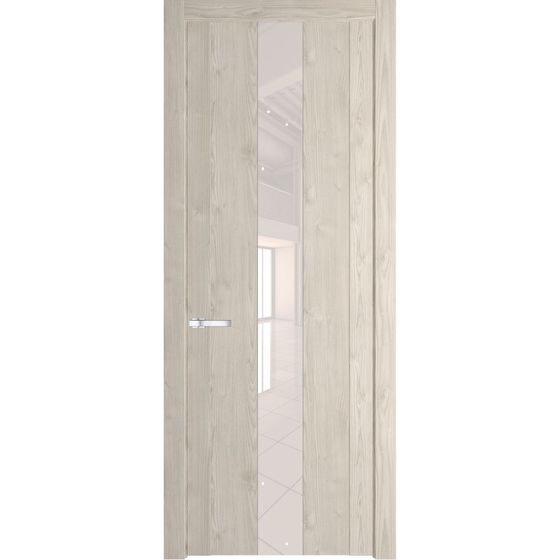 Межкомнатная дверь Profil Doors 1.9N каштан светлый стекло перламутровый лак
