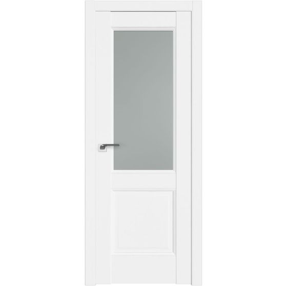 Фото межкомнатной двери unilack Profil Doors 90U аляска стекло матовое