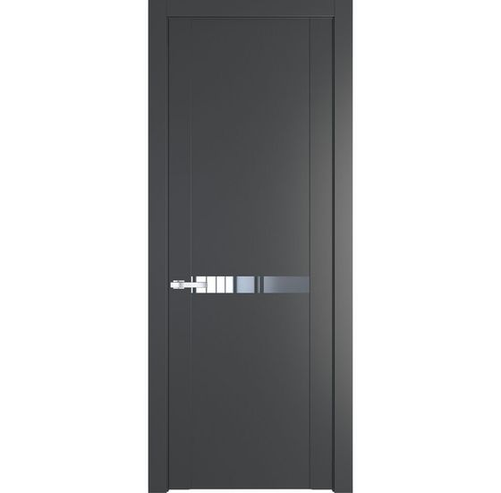 Межкомнатная дверь эмаль Profil Doors 1.4P графит зеркало