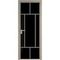 Алюминиевая дверь 10AG никель матовый остеклённая