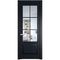 Межкомнатная дверь эмаль Profil Doors 4.2.2 (р.6) PD нэви блу стекло прозрачное