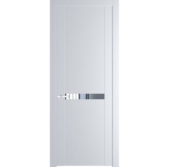 Межкомнатная дверь эмаль Profil Doors 1.4P вайт зеркало