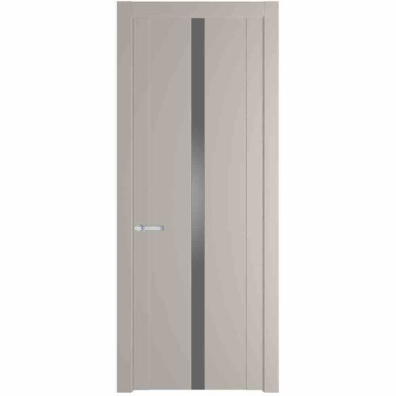 Межкомнатная дверь эмаль Profil Doors 1.8P сэнд стекло серебро матлак