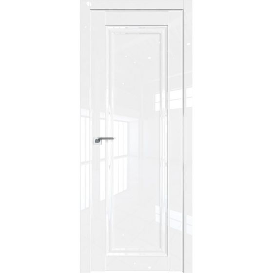 Межкомнатная дверь глянцевая Profil Doors 120L белый люкс глухая