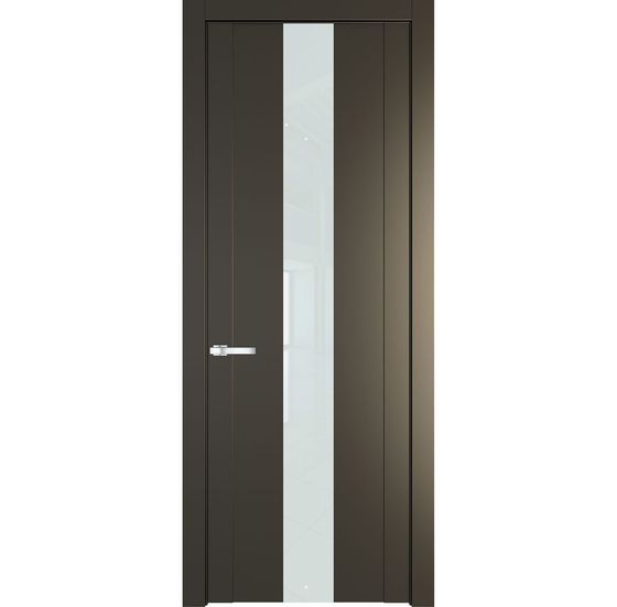 Межкомнатная дверь эмаль Profil Doors 1.9P перламутр бронза стекло лак классик