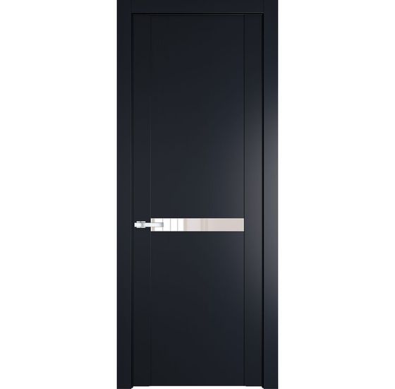 Межкомнатная дверь эмаль Profil Doors 1.4P нэви блу стекло перламутровый лак