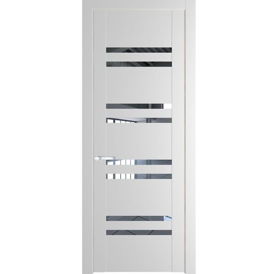 Межкомнатная дверь эмаль Profil Doors 1.6P крем вайт стекло прозрачное