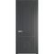 Межкомнатная дверь эмаль Profil Doors 27PW графит глухая