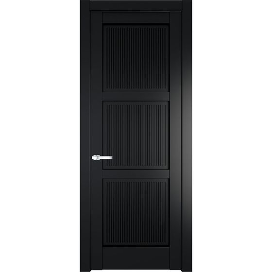 Межкомнатная дверь эмаль Profil Doors 2.4.1PM блэк глухая