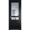 Межкомнатная дверь эмаль Profil Doors 4.5.4PD блэк остеклённая