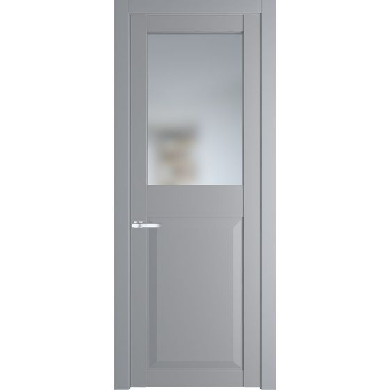 Межкомнатная дверь эмаль Profil Doors 1.6.2PD смоки остеклённая