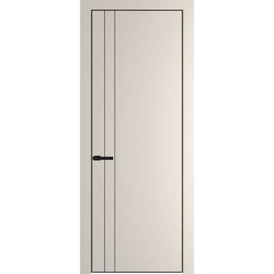 Profil Doors 12PA кремовая магнолия профиль чёрный матовый