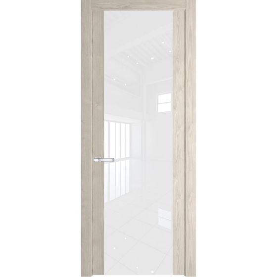 Межкомнатная дверь эмаль Profil Doors 1.7N каштан светлый стекло лак классик