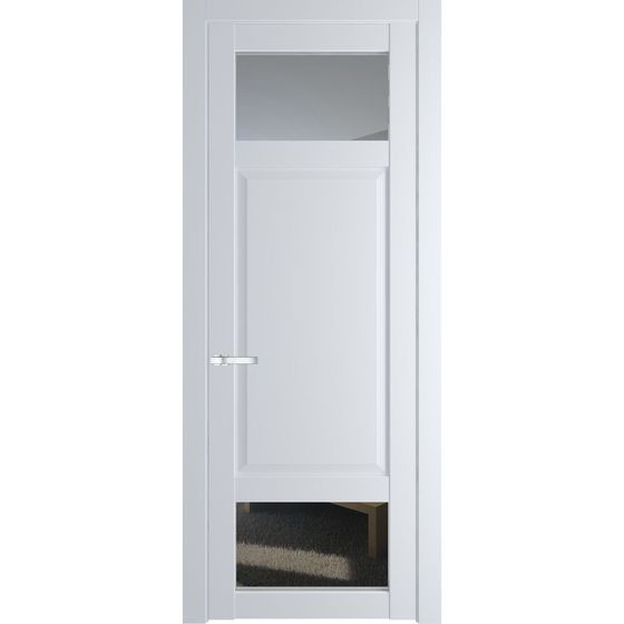 Межкомнатная дверь эмаль Profil Doors 2.3.4PD вайт остеклённая
