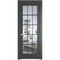 Межкомнатная дверь эмаль Profil Doors 4.1.2 (р.15) PD графит стекло прозрачное