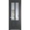 Межкомнатная дверь эмаль Profil Doors 4.8.2PD графит остеклённая