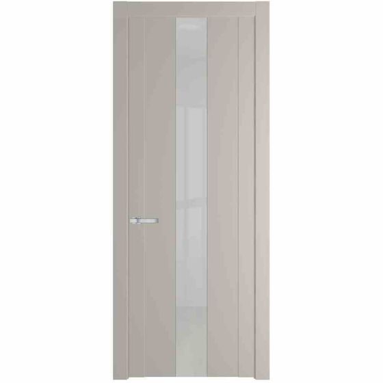 Межкомнатная дверь эмаль Profil Doors 1.9P сэнд стекло белей лак