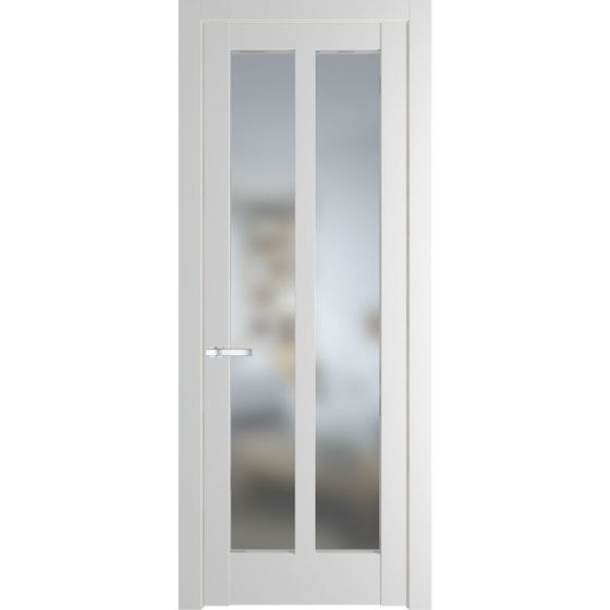 Межкомнатная дверь эмаль Profil Doors 4.7.2PD крем вайт остеклённая